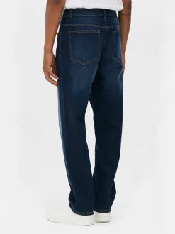 Jeans mit geradem Bein und mittlerer Leibhöhe
