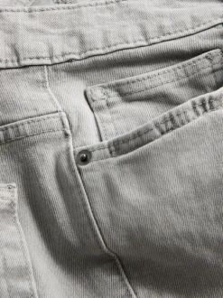 Jeans mit geradem Bein und mittlerer Leibhöhe