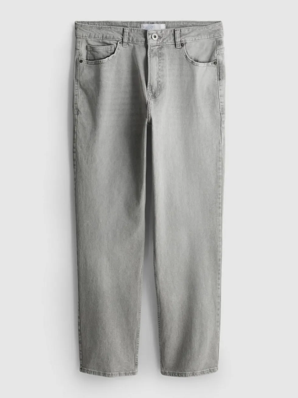 Jeans mit geradem Bein und mittlerer Leibhöhe