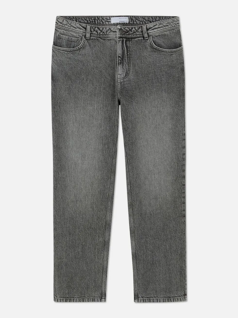 Jeans mit geradem Bein und mittlerer Leibhöhe