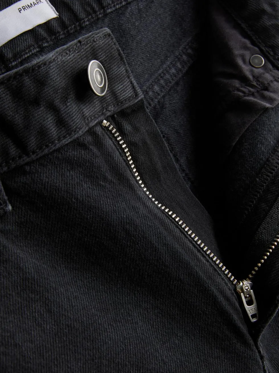 Jeans mit hohem Bund und geradem Bein