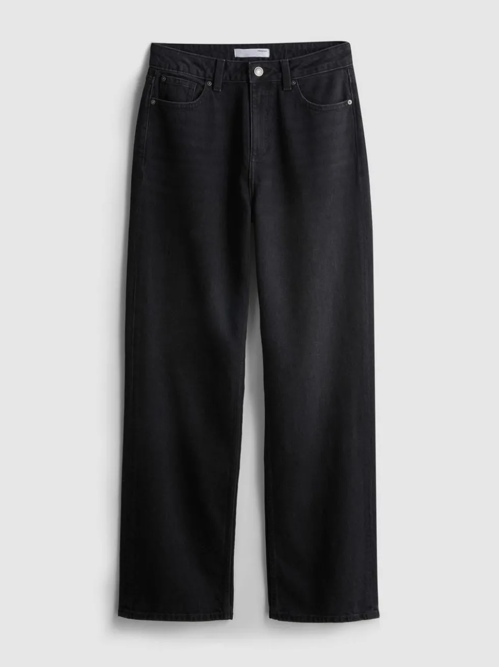 Jeans mit hohem Bund und geradem Bein