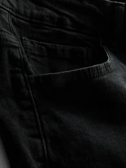 Jeansshorts in gerader Passform