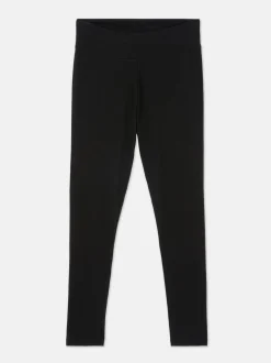 Jersey-Leggings mit hohem Bund
