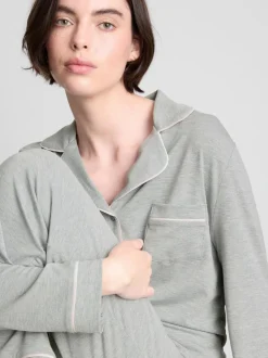 Jersey-Schlafanzug im Boyfriend-Look