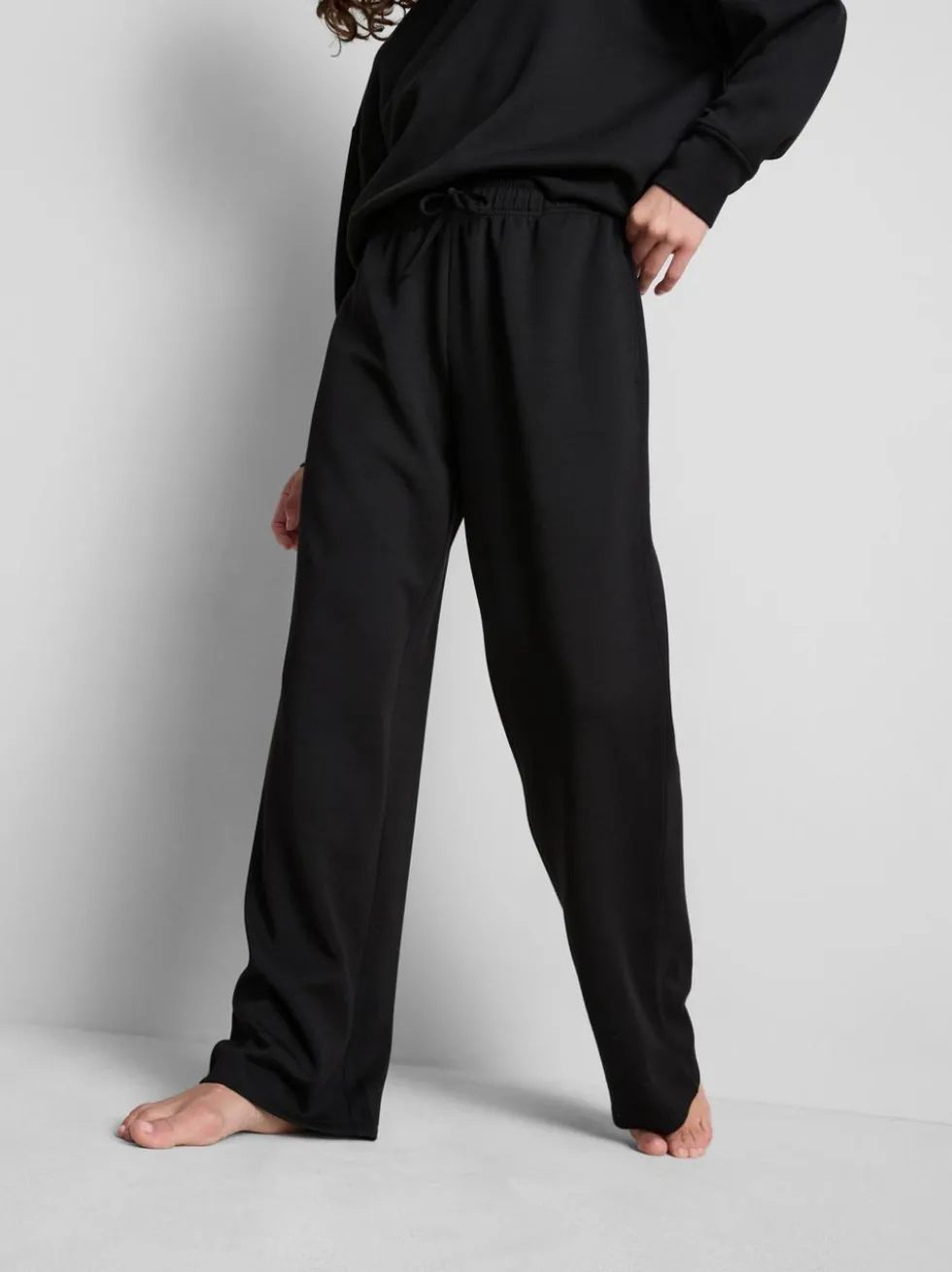 Jogginghose aus Modalmischung mit weitem Bein