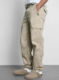 Jogginghose mit Cargotaschen und Bündchen