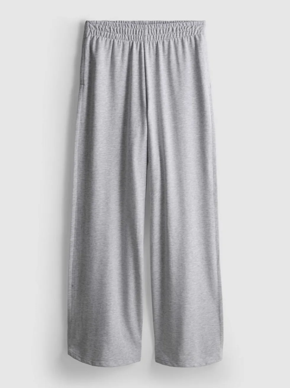 Jogginghose mit hohem Baumwollanteil und weitem Bein