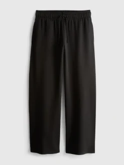 Jogginghose mit hohem Baumwollanteil und weitem Bein