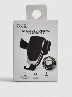 Kabelloses Handy-Ladegerät als Clip für das Auto