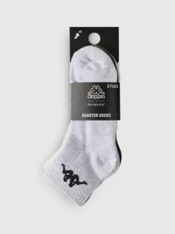 „Kappa“ Crew-Socken in Viertellänge, 3er-Pack