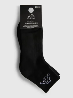„Kappa x Primark“ Crew-Socken in Viertellänge, 3er-Pack