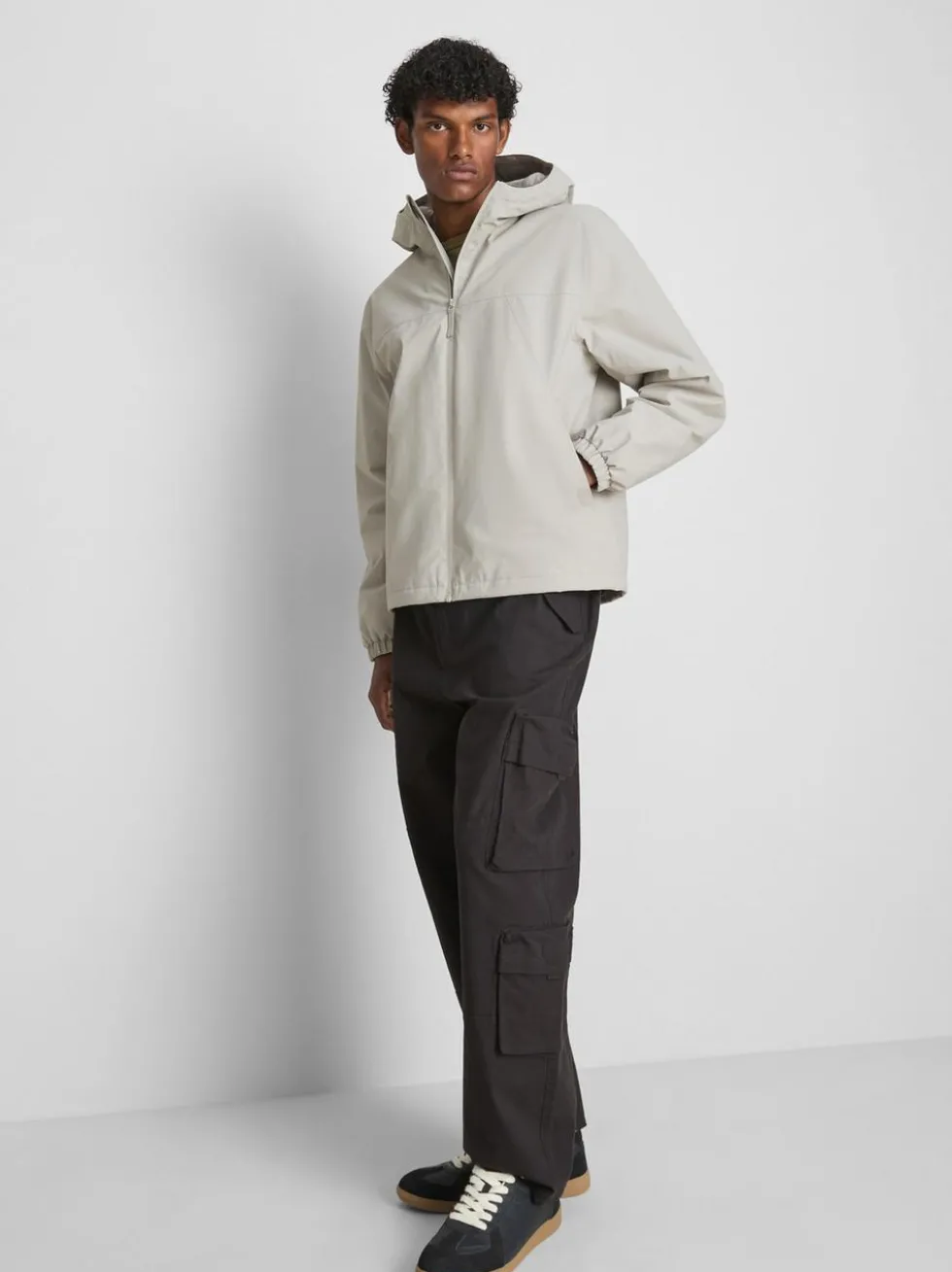 Kapuzenjacke mit Reißverschluss