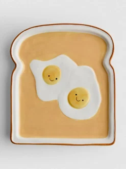 Keramikteller in Toastform