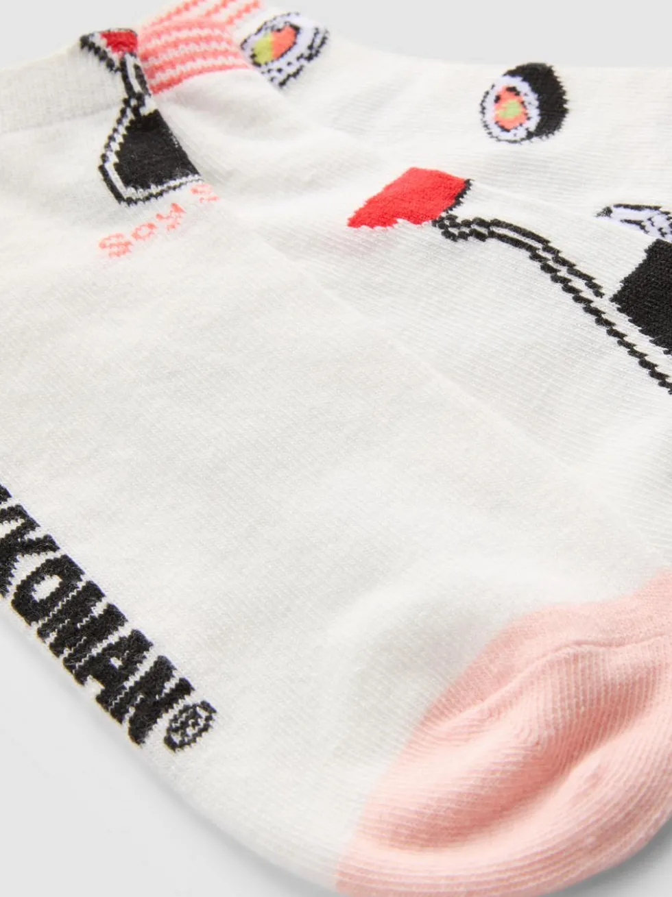 „Kikkoman“ Sneakersocken aus Baumwollmischung, 3er-Pack