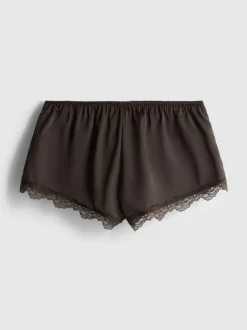 Klassische Satin-Schlafanzugshorts