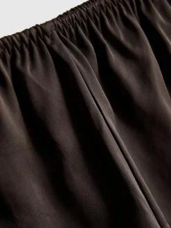 Klassische Satin-Schlafanzugshorts