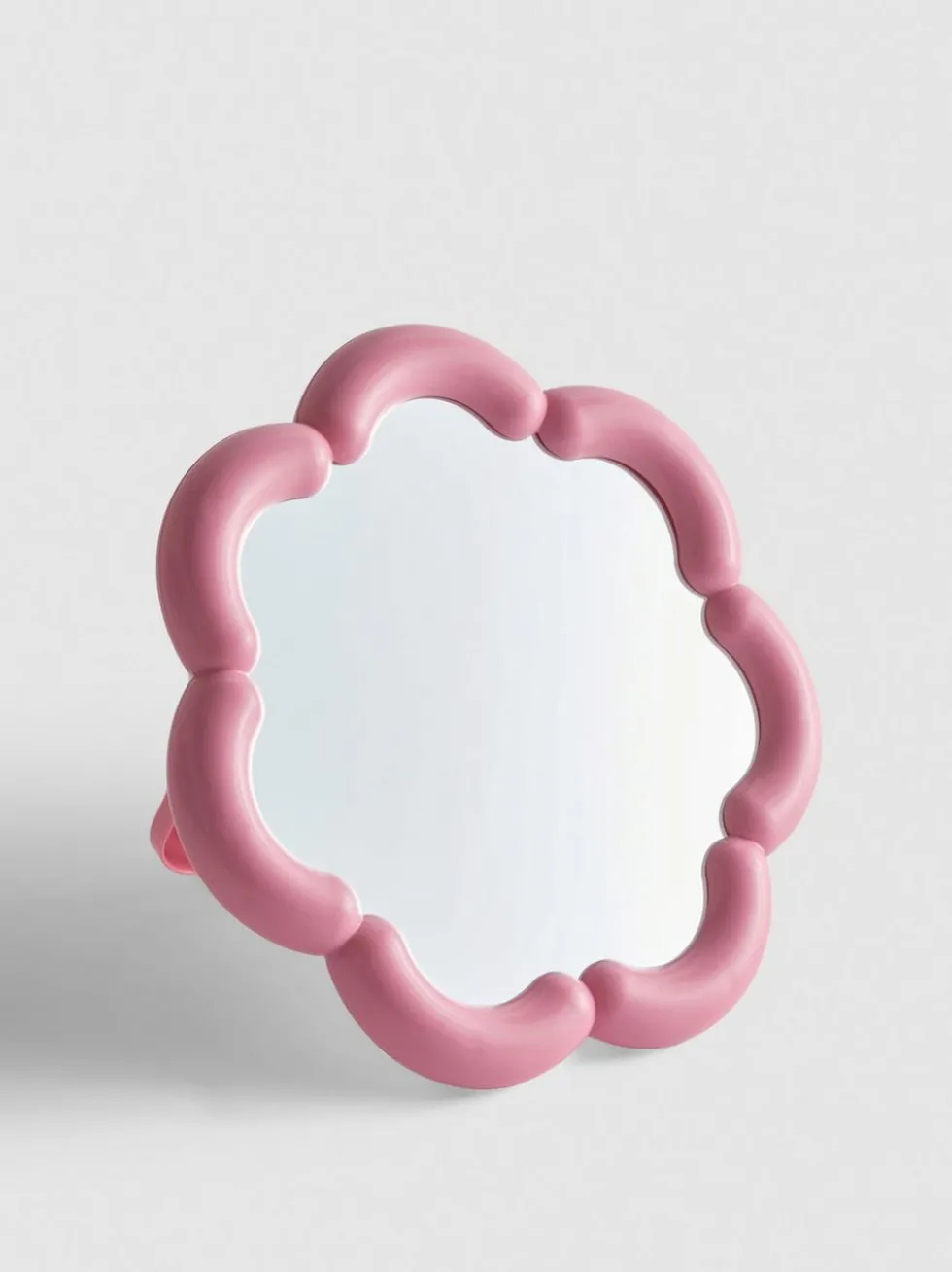 Kosmetikspiegel in Blumenform