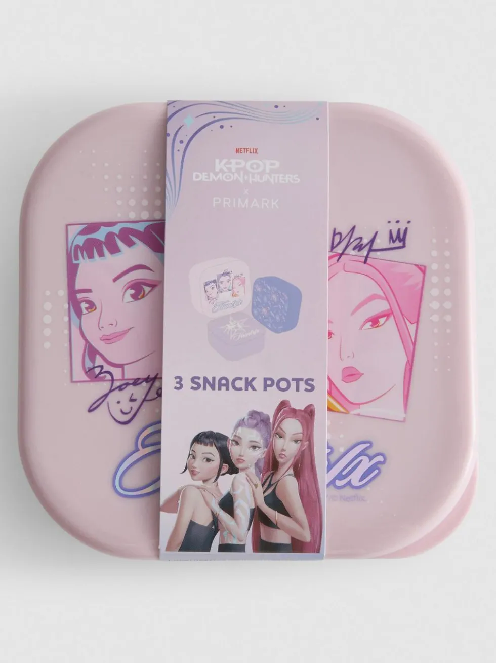 „KPop Demon Hunters“ Snackdosen, 3er-Pack