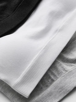 Kurze bügellose Bralette-BHs, 3er-Pack