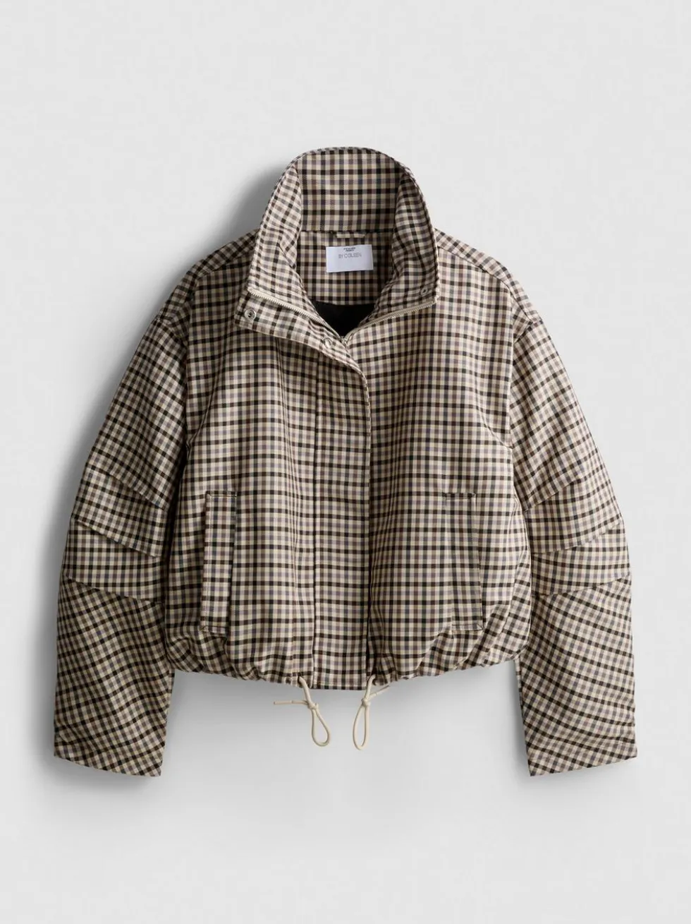 Kurze, karierte „By Coleen“ Funktionsjacke