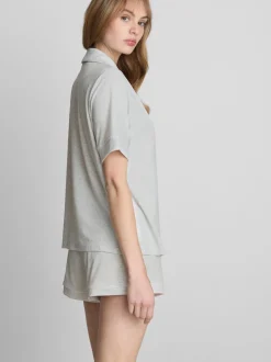 Kurzer Boyfriend-Schlafanzug aus Jersey