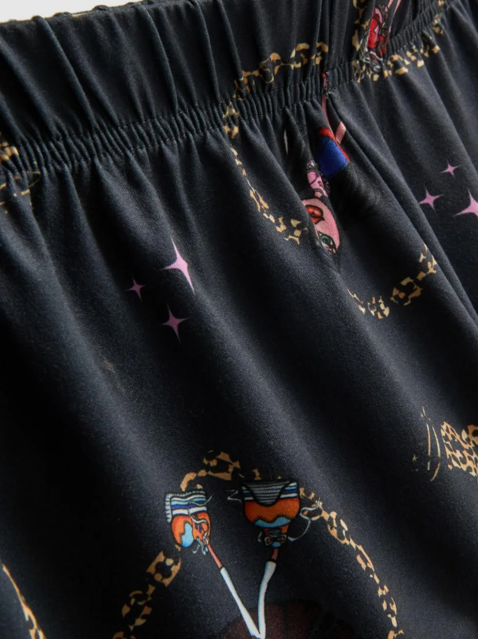 Kurzer „Bratz“ Boyfriend-Schlafanzug mit Grafik