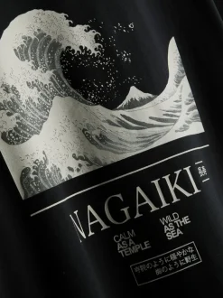 Kurzer „Die große Welle vor Kanagawa“ Schlafanzug