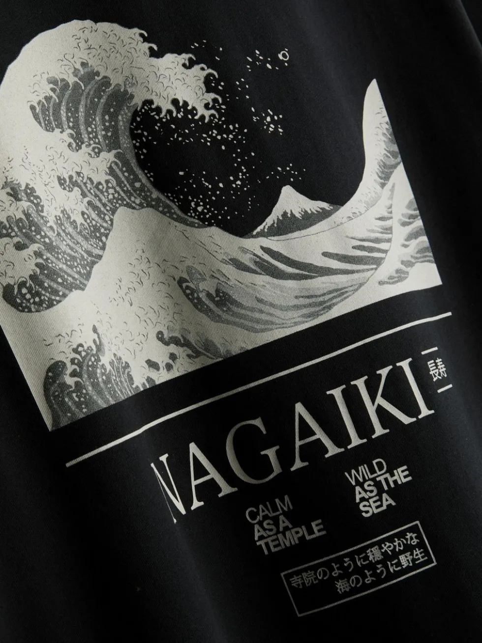 Kurzer „Die große Welle vor Kanagawa“ Schlafanzug