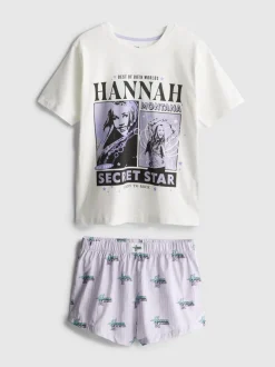 Kurzer „Disney Hannah Montana“ Schlafanzug mit Grafik