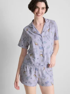 Kurzer „Disney Pixar Das große Krabbeln“ Boyfriend-Schlafanzug