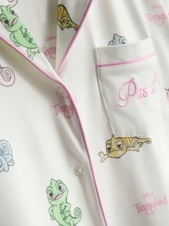 Kurzer „Disney Rapunzel Pascal“ Boyfriend-Schlafanzug