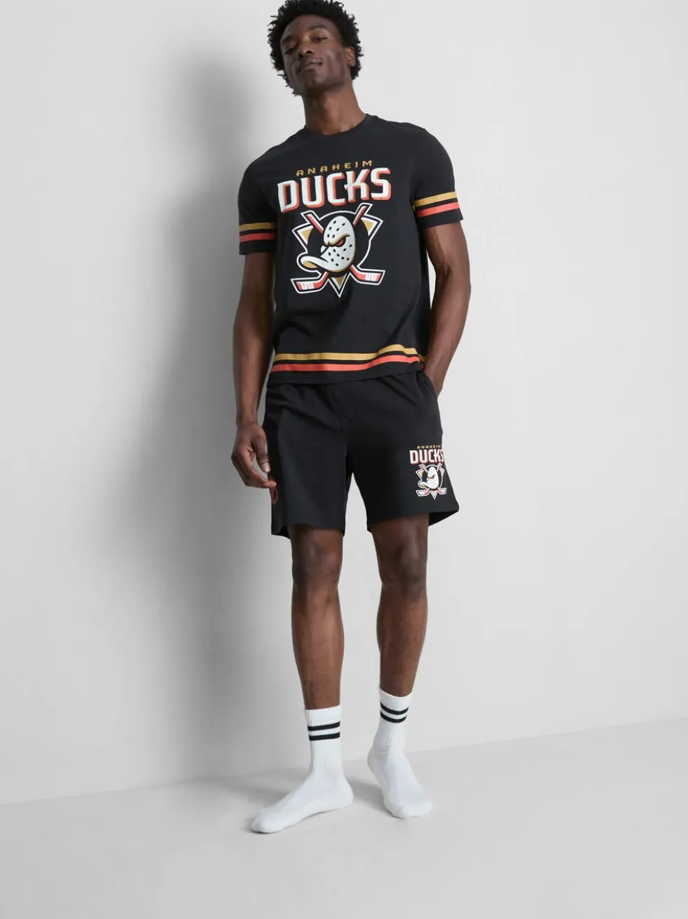 Kurzer „NHL Anaheim Ducks“ Schlafanzug