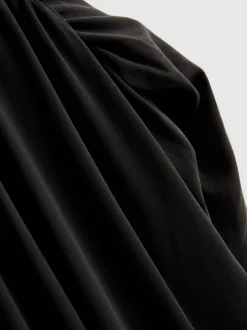 Kurzes, drapiertes Top mit hohem Modalanteil