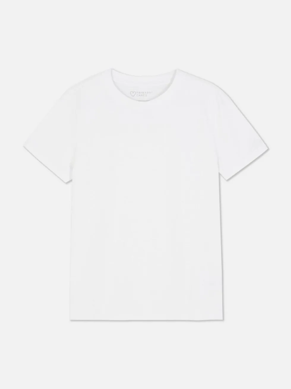 Kurzärmeliges Essential-T-Shirt mit Rundhalsausschnitt