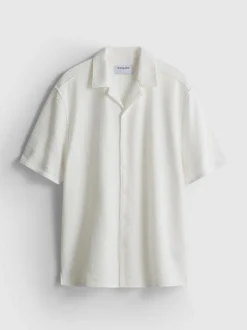 Kurzärmeliges, strukturiertes Shirt