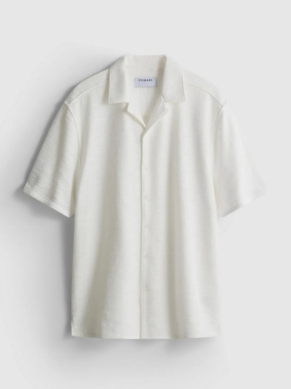 Kurzärmeliges, strukturiertes Shirt