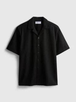 Kurzärmeliges, strukturiertes Shirt