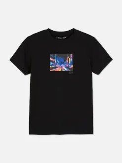 Kurzärmeliges T-Shirt mit Grafik