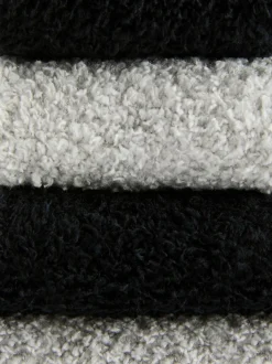 Kuschelige Bouclé-Socken, 2er-Pack