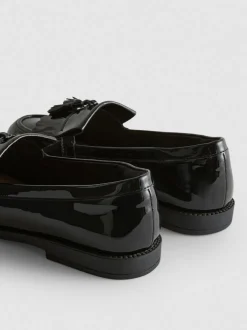 Lackloafer in weiter Passform