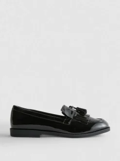 Lackloafer in weiter Passform