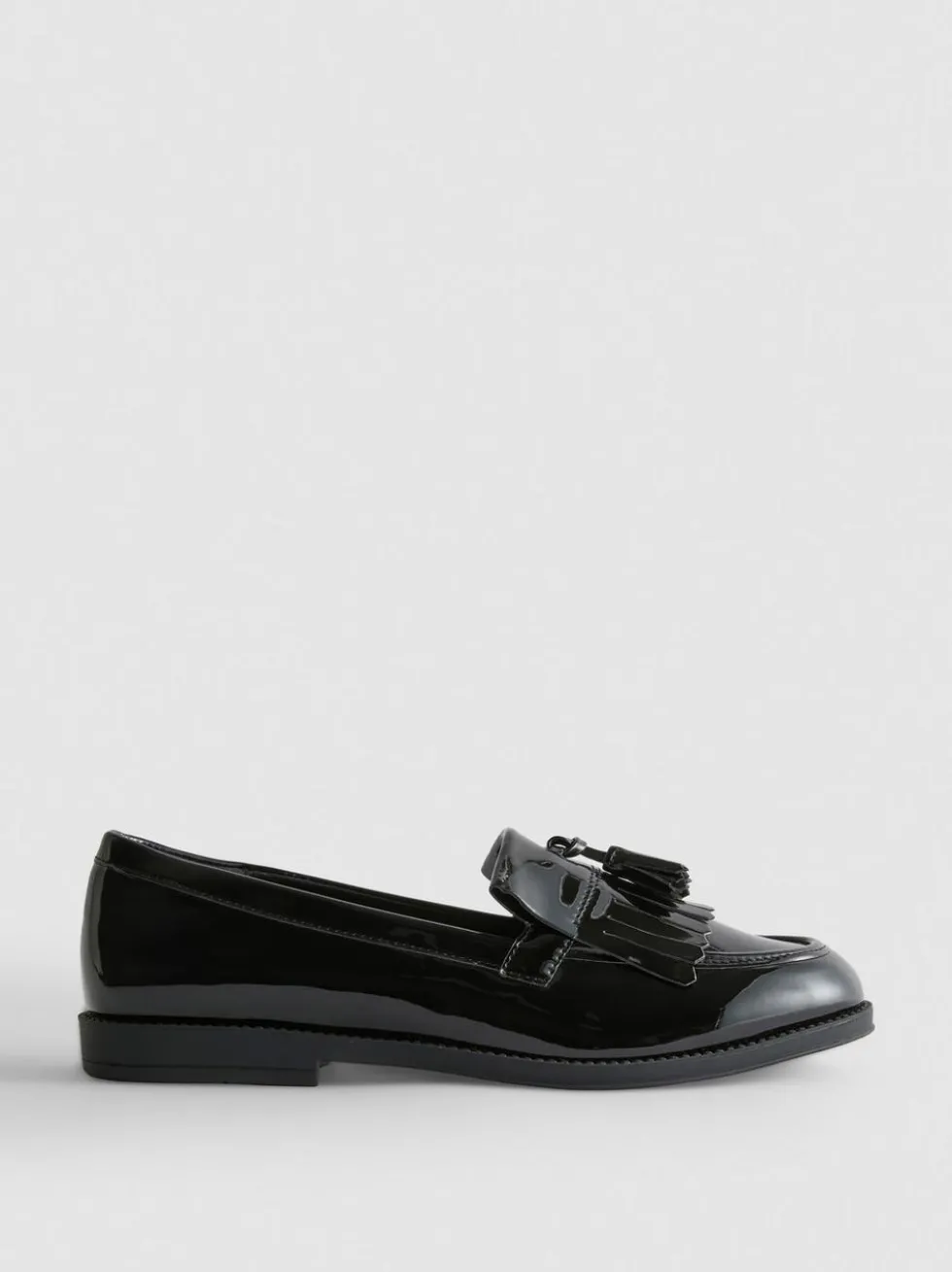 Lackloafer in weiter Passform