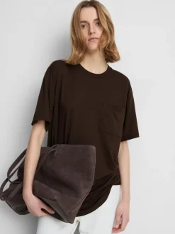 Langes T-Shirt mit Rundhalsausschnitt