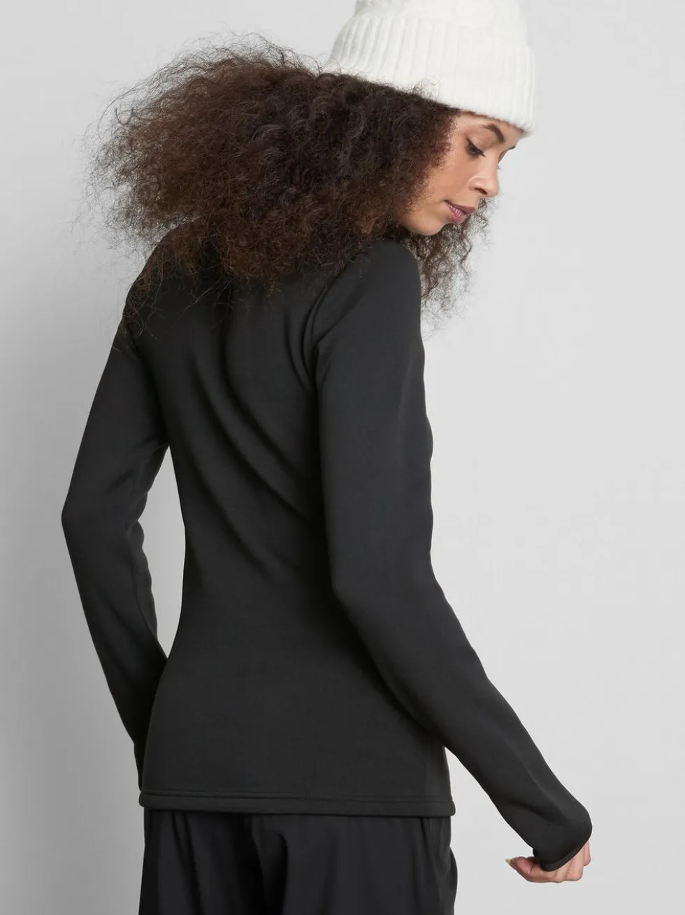 Langärmeliges Thermotop mit Plüschfutter