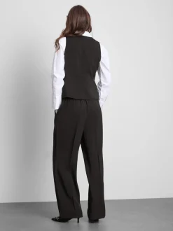 „Lila“ Hose mit geradem Bein