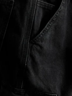 Lockere Cargo-Jeans mit mittlerer Leibhöhe