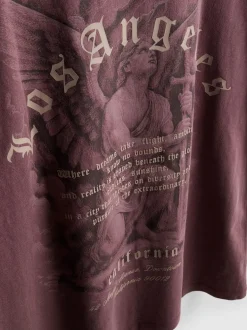„Los Angeles“ T-Shirt mit Grafik