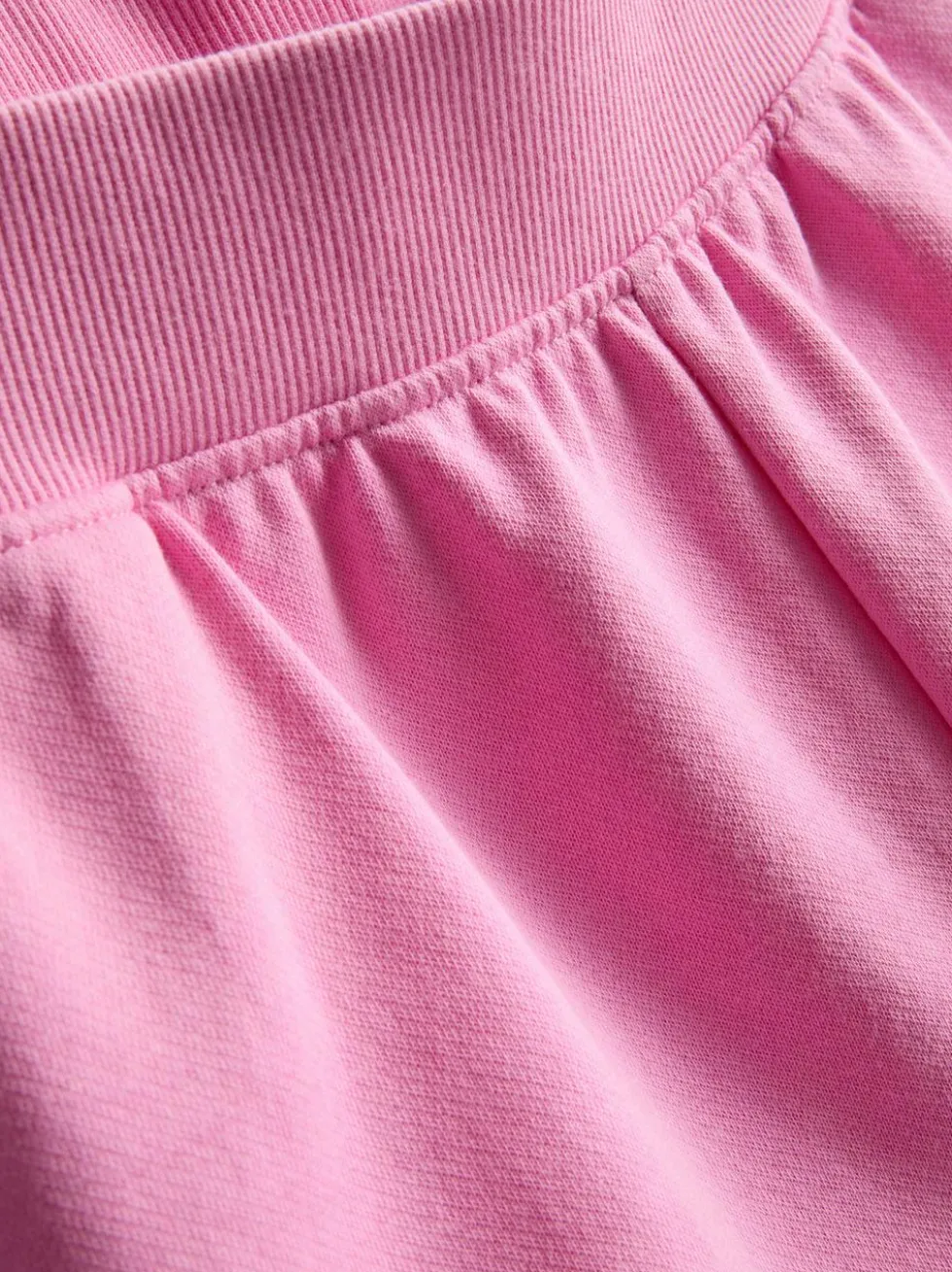 Lounge-Shorts aus Baumwolle mit Schlitz