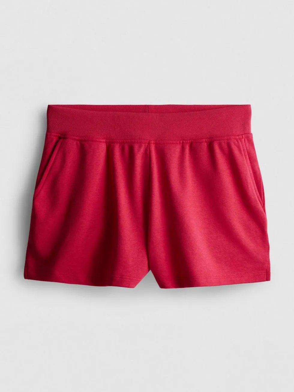 Lounge-Shorts aus Baumwolle mit Schlitz
